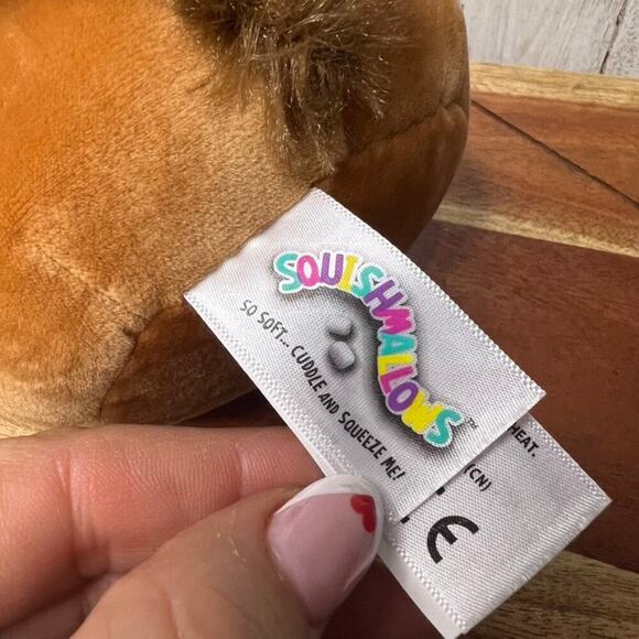 Squishmallows Sawyer the Brown Squirrel 5" Plush Toy Washable - Picture 5 of 5